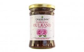 Orgrain India Pushkar Raj Gulkand   Glass Jar  300 grams